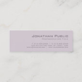 Carte De Visite Mini Salon moderne élégant de luxe de plaine de (Dos)