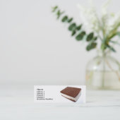 Carte De Visite Mini Sandwich savoureux à crème glacée (Debout devant)