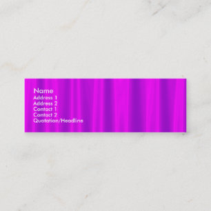 Carte De Visite Mini Satin pourpre