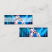 Carte De Visite Mini Saxophoniste (Devant / Derrière)