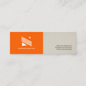 Carte De Visite Mini Scénario Actor - Simple Élégant Design (Dos)