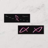 Carte De Visite Mini Sensibilisation au cancer du sein (Devant / Derrière)