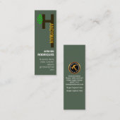 Carte De Visite Mini Service Creative Alphabet-H Handyman (Devant / Derrière)