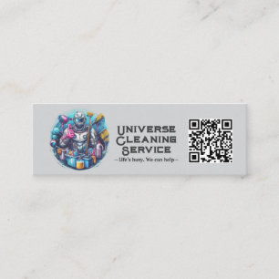 Carte De Visite Mini Service de nettoyage de maison moderne et de ménag