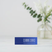 Carte De Visite Mini Service de nettoyage - gouttes d'eau (Debout devant)