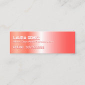 Carte De Visite Mini Services de nettoyage (Dos)