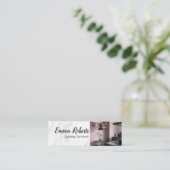 Carte De Visite Mini Services professionnels de nettoyage fiables (Debout devant)