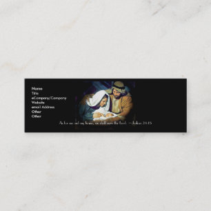 Carte De Visite Mini Servir le Seigneur