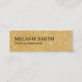 Carte De Visite Mini Shimmer Or (Devant)