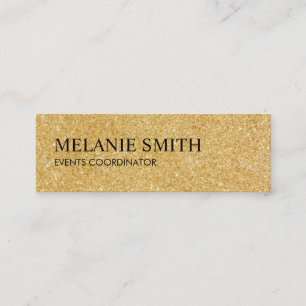 Carte De Visite Mini Shimmer Or