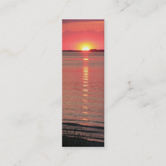 Carte De Visite Mini Signet/Carte de visite du crépuscule (Devant)