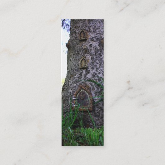 Carte De Visite Mini Signet de Chambre de lutin (Devant)