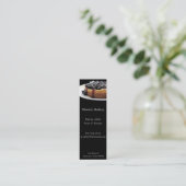 Carte De Visite Mini signet de cheesecake aux bleuets (Debout devant)