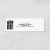 Carte De Visite Mini Signet "de girafe timide" (Dos)