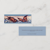 Carte De Visite Mini Signet de la barre des papillons (Devant / Derrière)