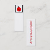 Carte De Visite Mini Signet de Ladiebug (Devant / Derrière)