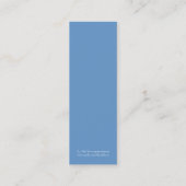 Carte De Visite Mini Signet de Mer de La (Dos)