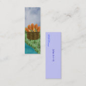 Carte De Visite Mini Signet de pains et de poissons (Devant / Derrière)