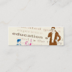 Carte De Visite Mini Signet d'éducation