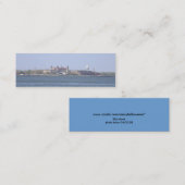 Carte De Visite Mini Signet d'Île-NYC d'Ellis (Devant / Derrière)