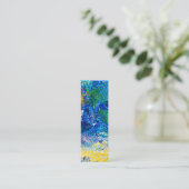 Carte De Visite Mini Signet d'impression de chats Abstraits (Debout devant)