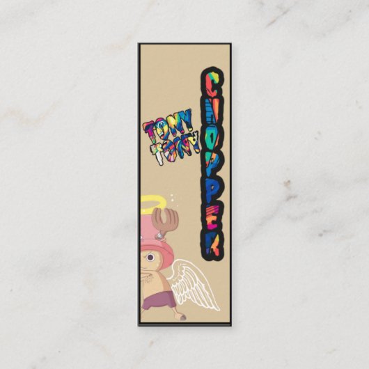 Carte De Visite Mini Signet double personnalité Chopper (Devant)