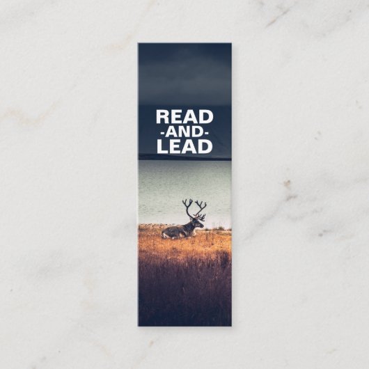 Carte De Visite Mini Signet du portrait de la nature (Devant)