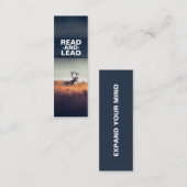 Carte De Visite Mini Signet du portrait de la nature (Devant / Derrière)