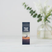 Carte De Visite Mini Signet du portrait de la nature (Debout devant)