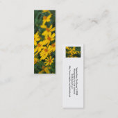 Carte De Visite Mini Signet "du tournesol de Maximilian" (Devant / Derrière)