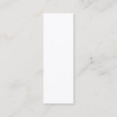 Carte De Visite Mini Signet extraordinaire de l'échange promotionnel de (Dos)