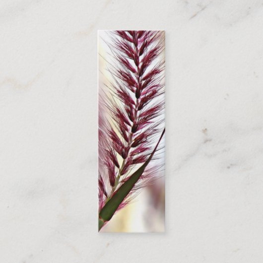Carte De Visite Mini Signet floral (Devant)