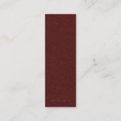 Carte De Visite Mini SIGNET - licorne et fée (Dos)