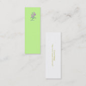 Carte De Visite Mini Signet Lilac (Devant / Derrière)