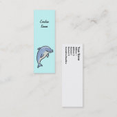 Carte De Visite Mini Signet mignon de dauphin (Devant / Derrière)