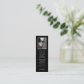 Carte De Visite Mini signet poétique "One with Earth" (Debout devant)