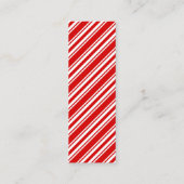 Carte De Visite Mini Signet rayé grand sucre de canne (Dos)