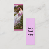 Carte De Visite Mini Signet Windflowers (Devant / Derrière)