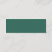 Carte De Visite Mini Signets en marbre vert (Dos)