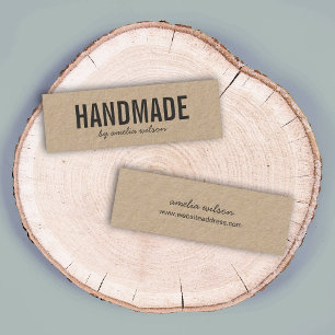 Carte De Visite Mini Simple Design Rustique Artisanat