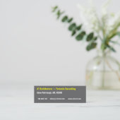Carte De Visite Mini Simple - moderne (Debout devant)