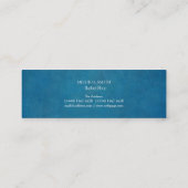 Carte De Visite Mini Simple moderne Moustache Barber Shop Mini (Dos)
