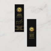 Carte De Visite Mini Simple Stock Exchange Graph Financial Manager (Devant / Derrière)