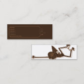 Carte De Visite Mini Singe - maigre (Devant / Derrière)