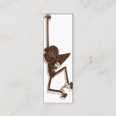 Carte De Visite Mini Singe - maigre (Dos)