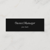 Carte De Visite Mini sirènes (Dos)