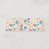 Carte De Visite Mini Site web en ligne de Jade verte (Dos)