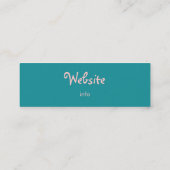 Carte De Visite Mini Skeleton rétro (Dos)