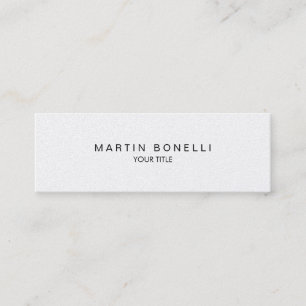 Carte De Visite Mini Slim Professionnel Moderne Tendance