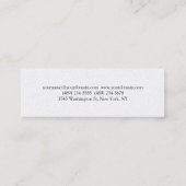 Carte De Visite Mini Slim Spécial Professionnel Unique (Dos)